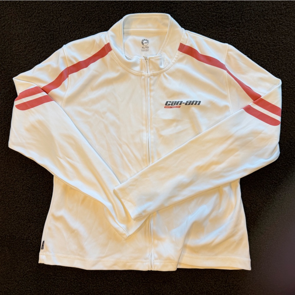 Can Am Spyder Moisture Wicking White and Red Women's Jacket